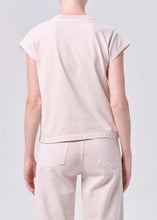 Load image into Gallery viewer, Bryce Long Line Cap Sleeve Tee in Foundation