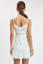 Load image into Gallery viewer, Ribbon Lace Mini Dress