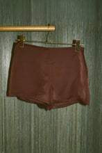 Load image into Gallery viewer, Low Rise Satin Asymmetric Overlay Shorts