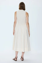 Load image into Gallery viewer, Gladys Smocked Bodice Dress Oyster Shell