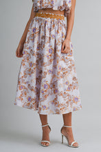 Load image into Gallery viewer, Purple Halter Crop Top Midi Skirt Set