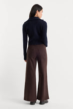 Load image into Gallery viewer, Palazoo Ankle Jeans Espresso