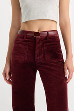 Load image into Gallery viewer, Velvet Good Wait Palazzo Pant Berry Noir
