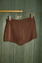 Load image into Gallery viewer, Low Rise Satin Asymmetric Overlay Shorts