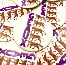 Load image into Gallery viewer, Geaux - Cream - Game Day Button