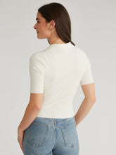 Load image into Gallery viewer, Ginny Short Sleeve Johnny Collar Top