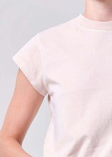 Load image into Gallery viewer, Bryce Long Line Cap Sleeve Tee in Foundation