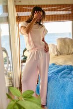 Load image into Gallery viewer, Pink Striped Drawstring Lounge Pants