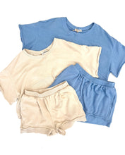 Load image into Gallery viewer, Boxy Half Sleeve Top Set with Short