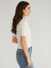 Load image into Gallery viewer, Ginny Short Sleeve Johnny Collar Top
