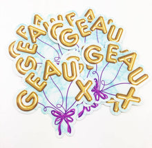 Load image into Gallery viewer, GAME DAY STICKER - Balloons - Geaux