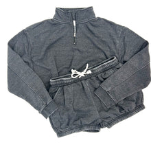 Load image into Gallery viewer, Pullover Half Zip Terry Sweatshirt