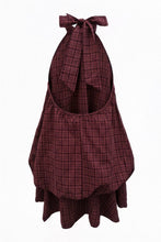 Load image into Gallery viewer, Plaid Halter Neck Bubble Mini