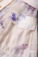 Load image into Gallery viewer, Floral Belted Long Sleeve Shirt Dress
