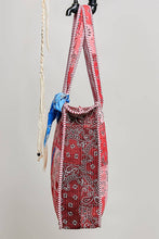 Load image into Gallery viewer, LOVE Quilted Tote Bag