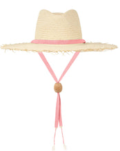 Load image into Gallery viewer, Veronica Wide Brimmed Palm Fringe Hat