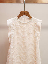 Load image into Gallery viewer, Mesh Panel Sleeveless Mini Dress