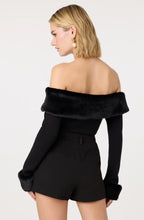 Load image into Gallery viewer, Tabathia Faux Fur Trim Sweater