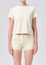 Load image into Gallery viewer, Adine Shrunken Tee Lemon Drop