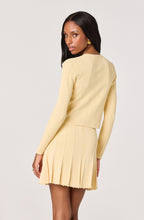 Load image into Gallery viewer, Tehya Pointelle Knit Pleated Skirt