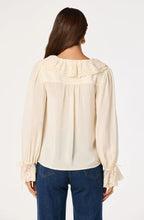 Load image into Gallery viewer, Christy Ruffle Collar Top