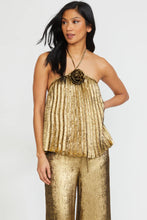 Load image into Gallery viewer, Pleated Halter Top