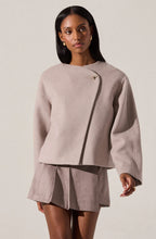 Load image into Gallery viewer, Jennah Wool-Blend Wrap Jacket
