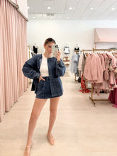 Load image into Gallery viewer, Denim Contrast Stitch Skort