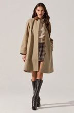 Load image into Gallery viewer, Raiden Contrast Trench Coat