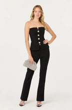 Load image into Gallery viewer, Annemarie Strapless Button Detail Top