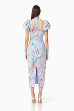 Load image into Gallery viewer, Priselle Puff Sleeve Midi Dress