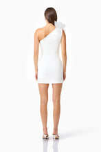 Load image into Gallery viewer, Verdessa One Shoulder Mini Dress in White