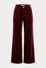 Load image into Gallery viewer, Velvet Good Wait Palazzo Pant Berry Noir