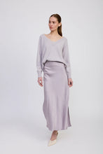 Load image into Gallery viewer, Bias Cut Satin Maxi Skirt