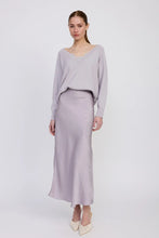 Load image into Gallery viewer, Bias Cut Satin Maxi Skirt