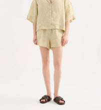 Load image into Gallery viewer, Lounge Stripe Linen Short