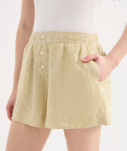 Load image into Gallery viewer, Lounge Stripe Linen Short