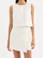 Load image into Gallery viewer, Marli Linen Top White