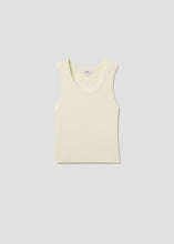 Load image into Gallery viewer, Shrunken Poppy Tank in Lemon Drop