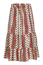 Load image into Gallery viewer, Market Skirt, Crimson Mosaic