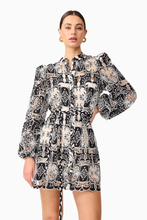 Load image into Gallery viewer, Jolie Long Sleeve Mini Dress in Black