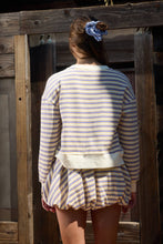 Load image into Gallery viewer, Rib-Trimmed Striped Cardigan
