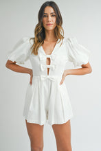 Load image into Gallery viewer, Front Bow Triple Romper

