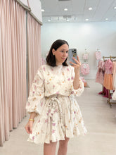 Load image into Gallery viewer, Floral Rope Tie Mini Dress
