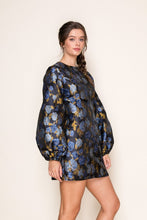 Load image into Gallery viewer, Rose Garden Balloon Long Sleeve Dress
