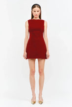Load image into Gallery viewer, Carmine Velet Mini Dress
