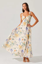 Load image into Gallery viewer, Emese Floral Pleated Maxi Dress
