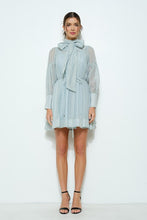 Load image into Gallery viewer, Tie Neck Mini Dress
