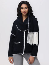 Load image into Gallery viewer, Tierny Boucle Coat with Scarf
