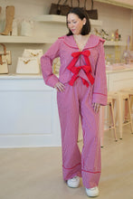 Load image into Gallery viewer, Red Gingham Pajama Set
